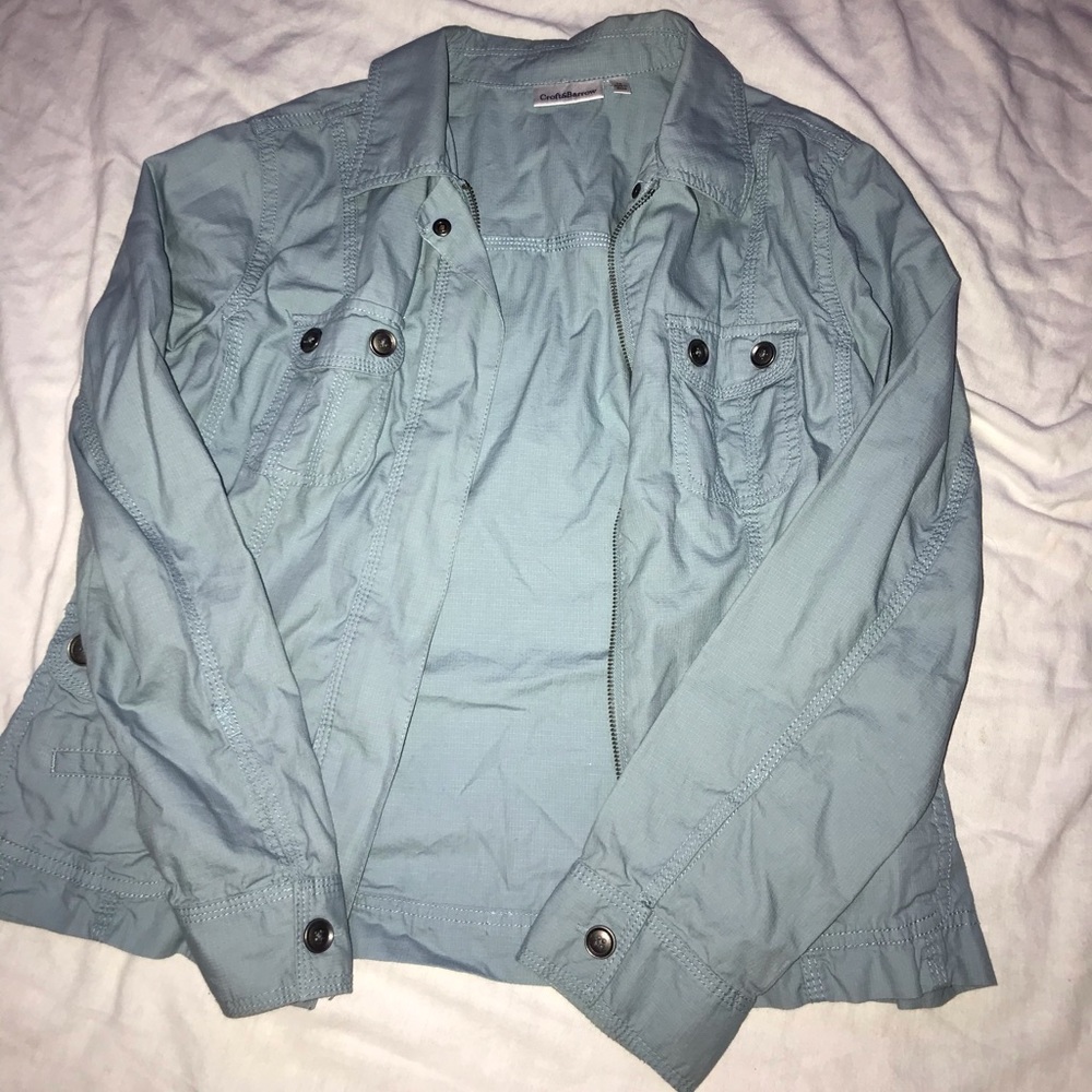 Baby blue jacket